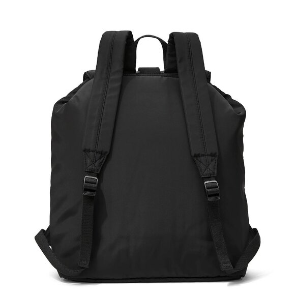 PINK Nylon Cargo Backpack Red Wine Burgundy Black Goth - Picture 3 of 8